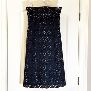 Harold’s Strapless Eyelet Dress Size 2